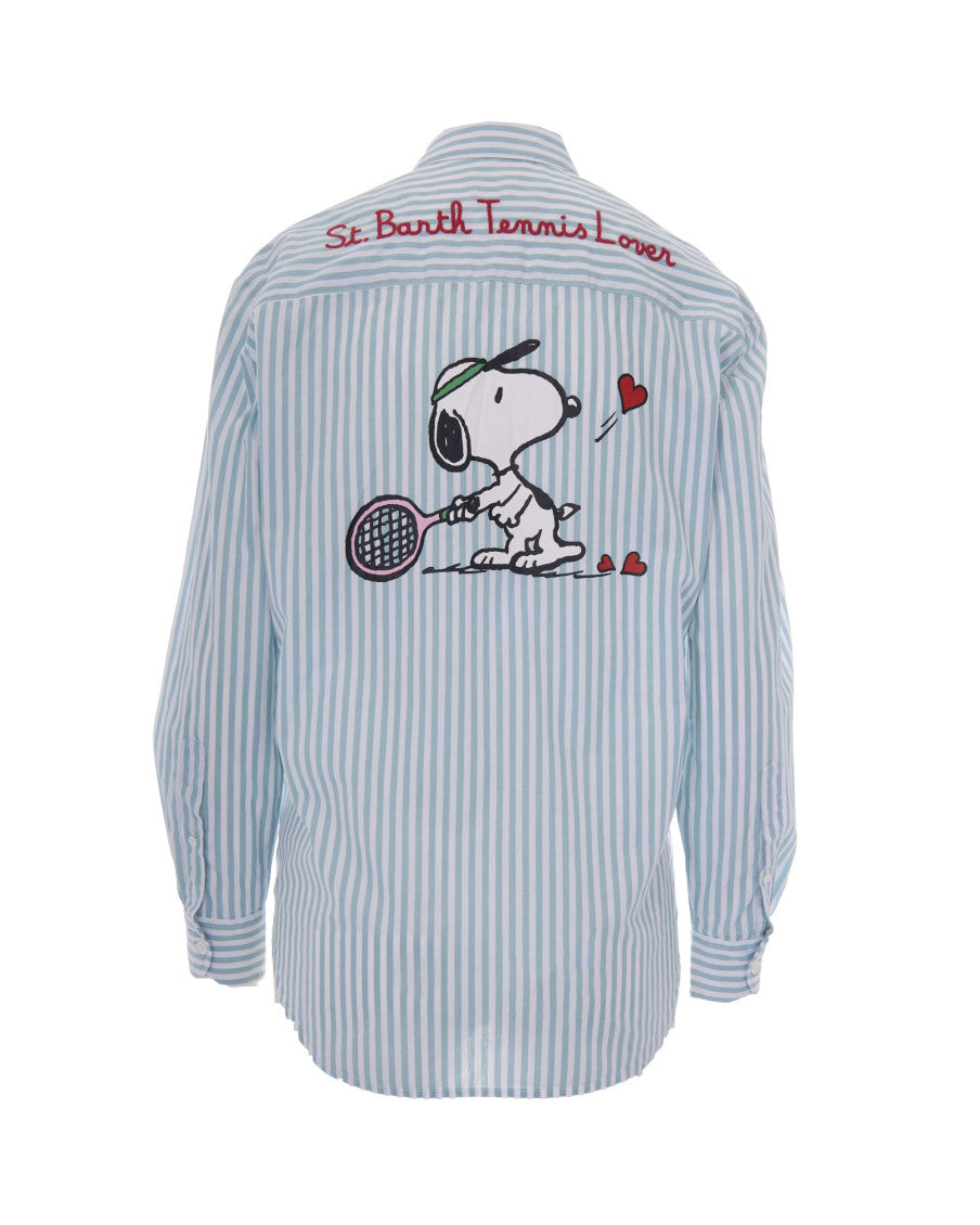 Blue Regular Stripes Shirt 2