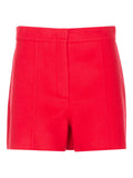 Red Solid Shorts 1
