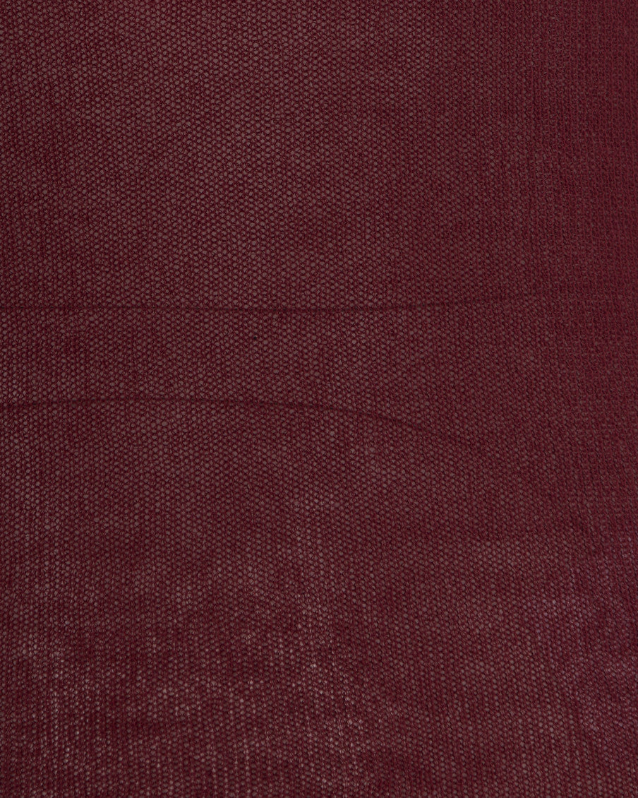 Red Solid Boat Neck Sweater 3