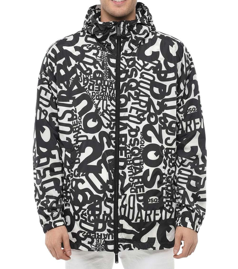 BlackWhite Hood Jacket 1