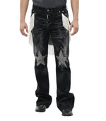 Black Mid Rise Jeans 1