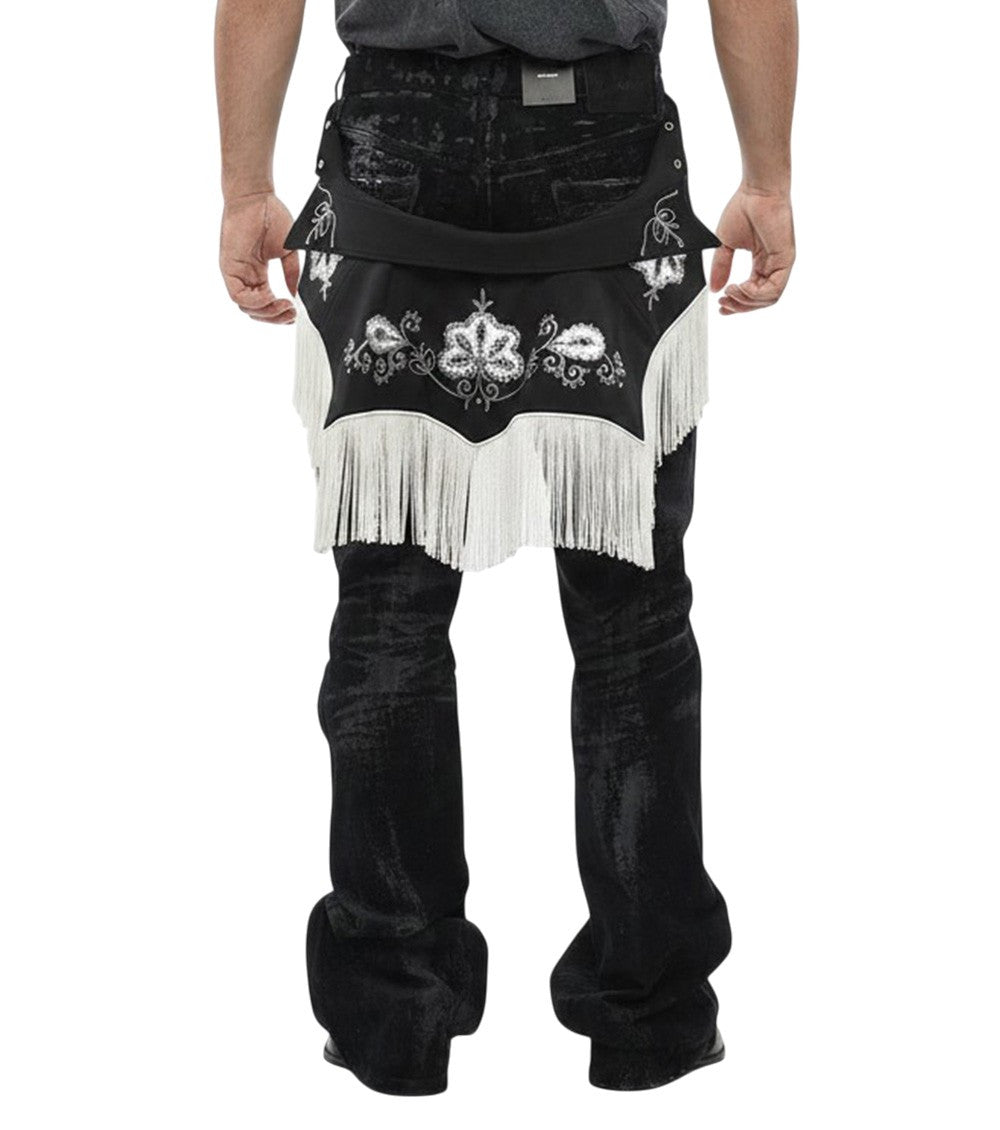 Black Mid Rise Jeans 2