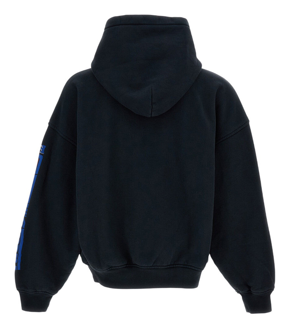 Black Graphic Logo Hoodie 2