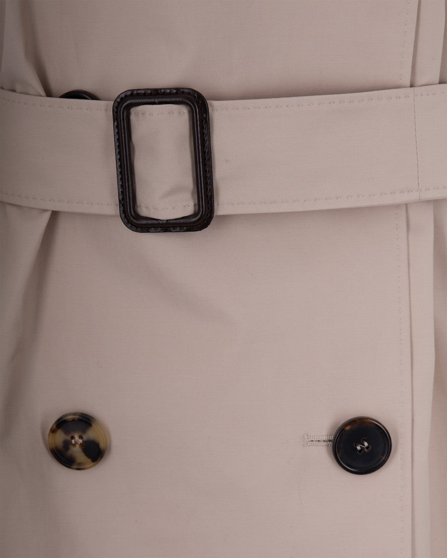 Natural Shirt Collar Trench Coat 3