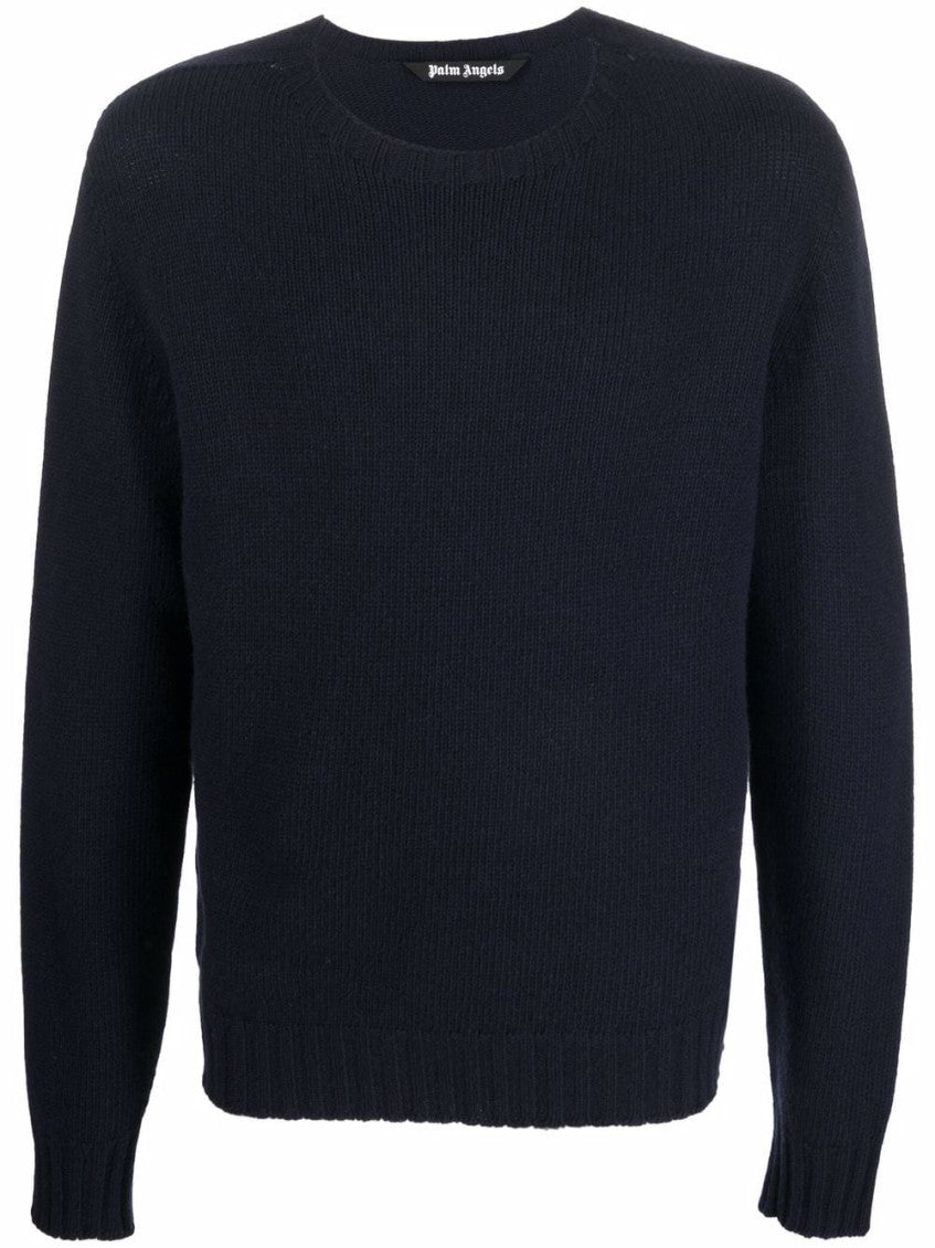 Navy Blue Knitted Sweater 1