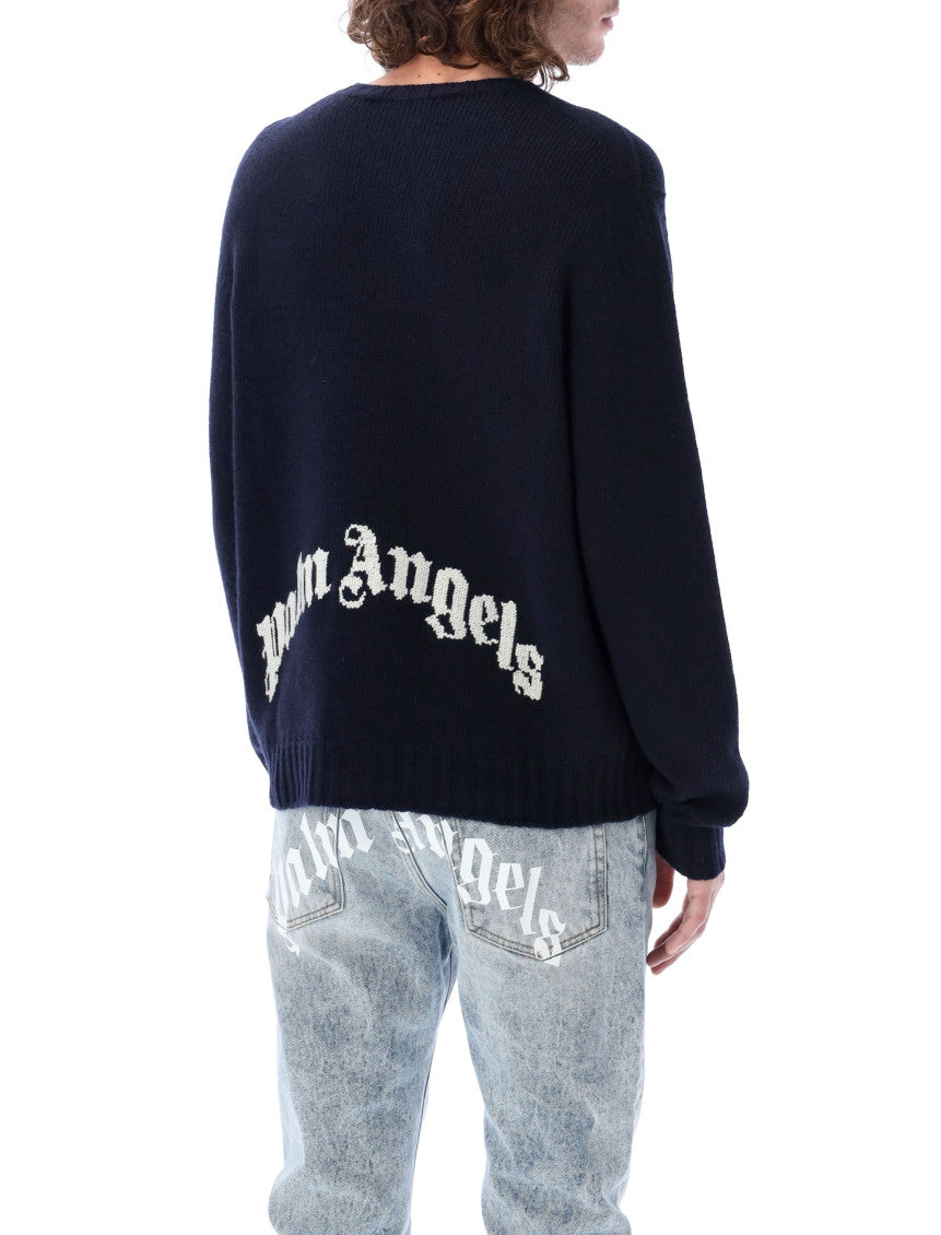 Navy Blue Knitted Sweater 3