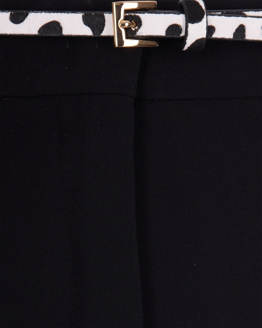 Black Relaxed Pleated Pants 3