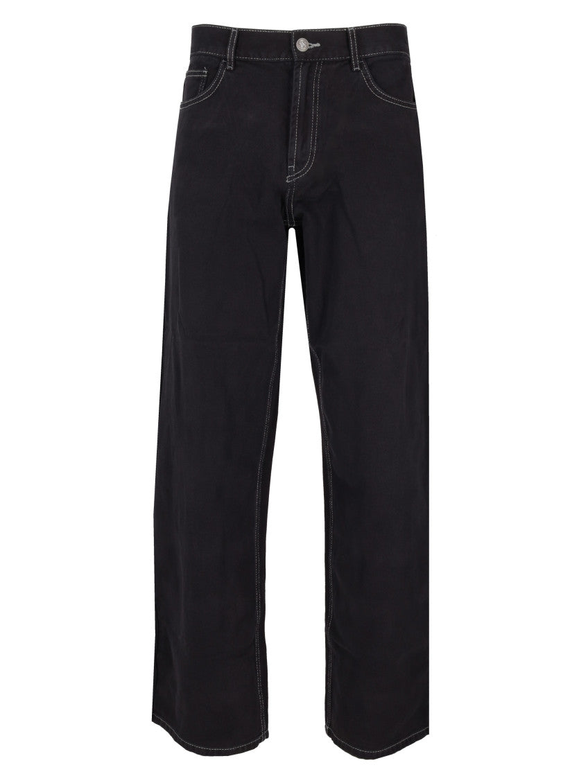 Black Mid Rise Jeans 1