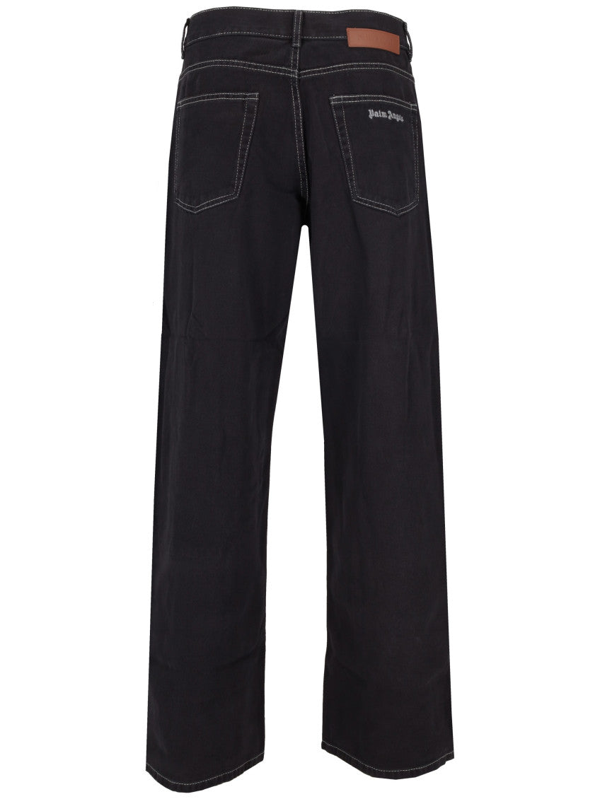 Black Mid Rise Jeans 2