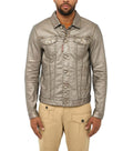 Silver Shirt Collar Jacket 1