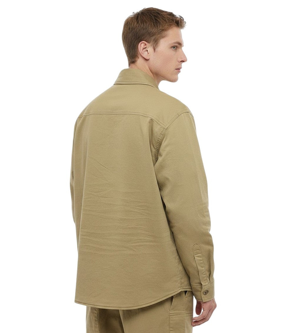 Green Shirt Collar Jacket 2