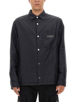 Black Logo Overshirt 1