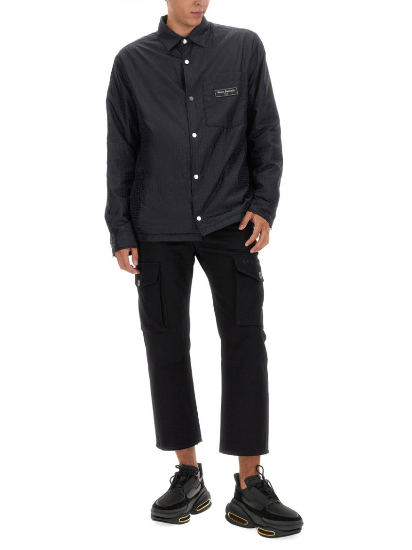 Black Logo Overshirt 2
