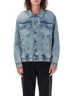 Blue Shirt Collar Jacket 1