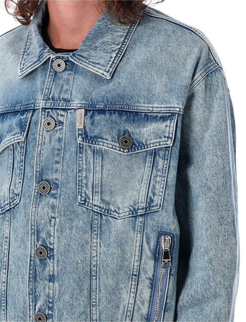 Blue Shirt Collar Jacket 3
