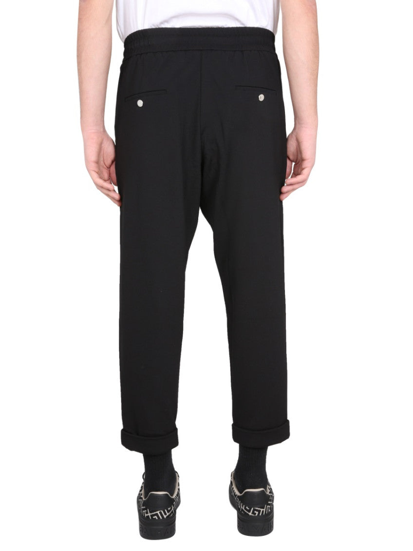 Black Drawstring Trousers 4
