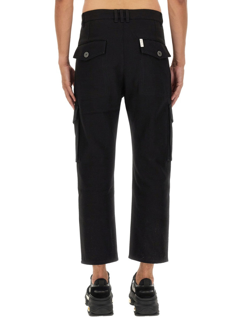 Black Regular Cargo Pants 3