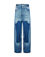 Blue Loose High Rise Jeans 1