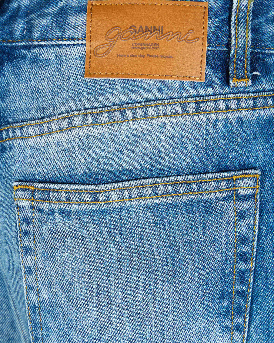 Blue Loose High Rise Jeans 3