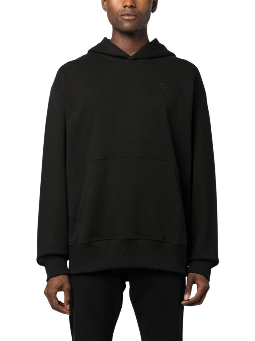 Black Regular Logo Hoodie 2