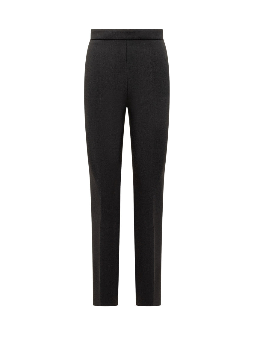 Black Tailored Flat Pant 1