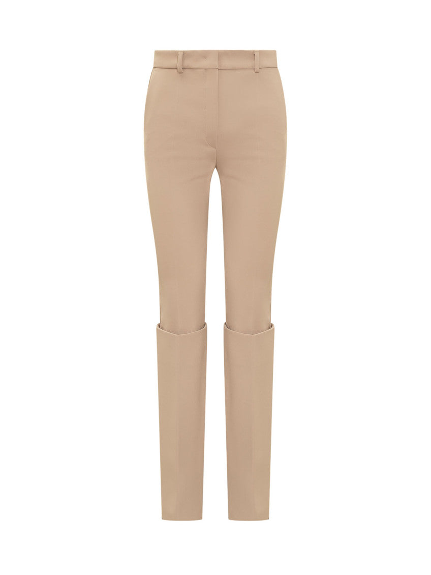 Beige Slim Pants 1