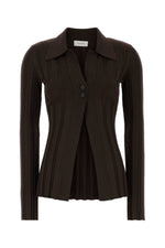 Brown Knitted Cardigan 1
