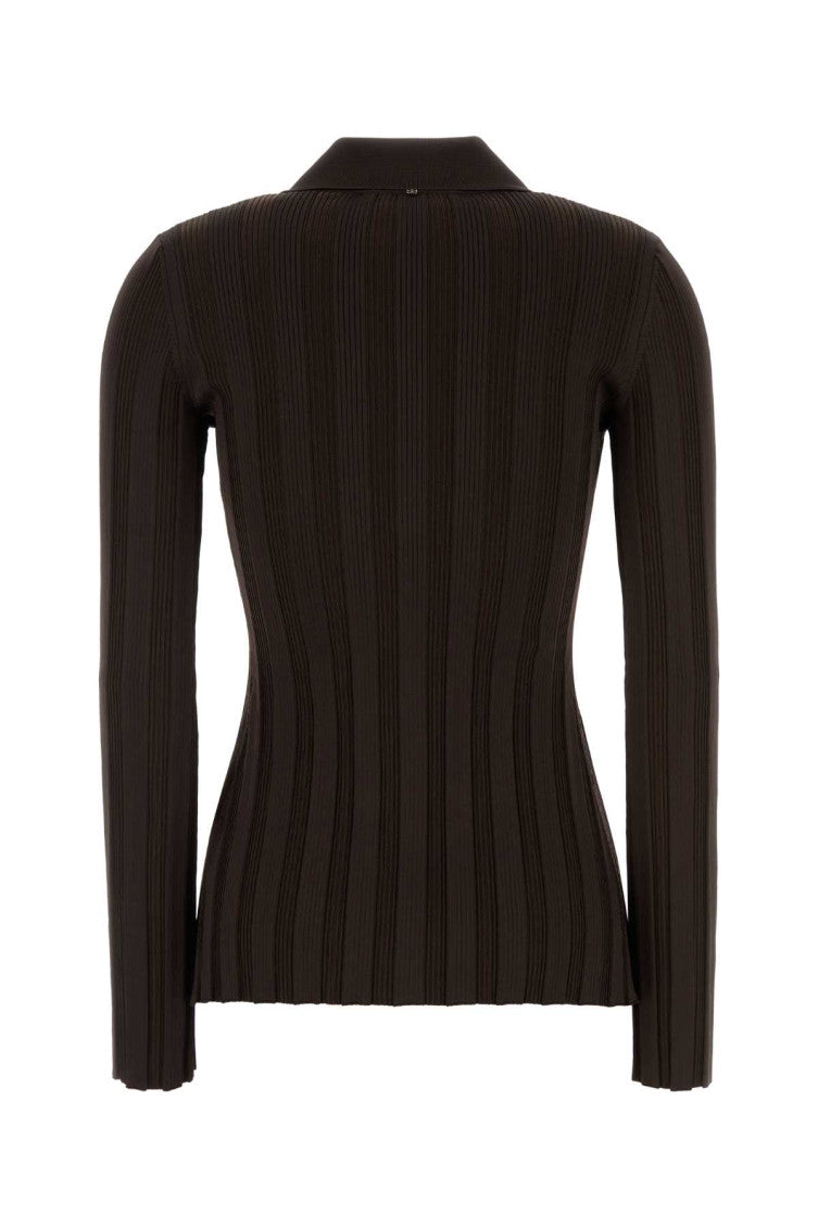 Brown Knitted Cardigan 2