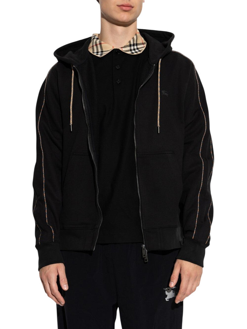 Black Logo Regular Hoodie 3