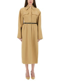 Beige Olio Trench Coat 1