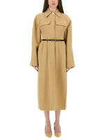 Beige Olio Trench Coat 1