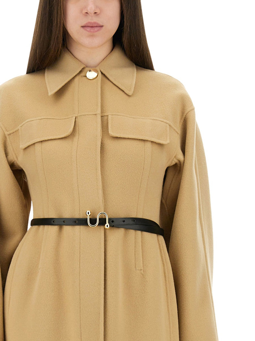 Beige Olio Trench Coat 4