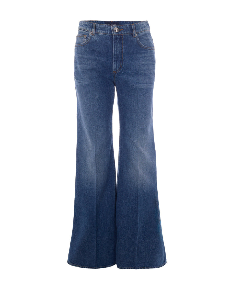 Blue Regular Low Rise Jeans 1