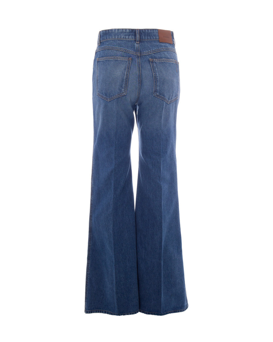 Blue Regular Low Rise Jeans 2