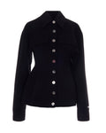 Black Arena Shirt Collar Jacket 1
