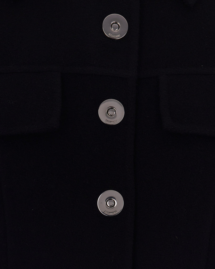 Black Arena Shirt Collar Jacket 3