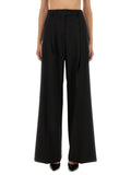 Black Tailored Pleated Pants 1