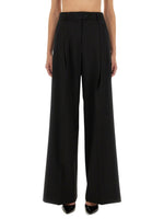 Black Tailored Pleated Pants 1