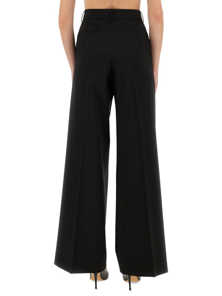 Black Tailored Pleated Pants 3