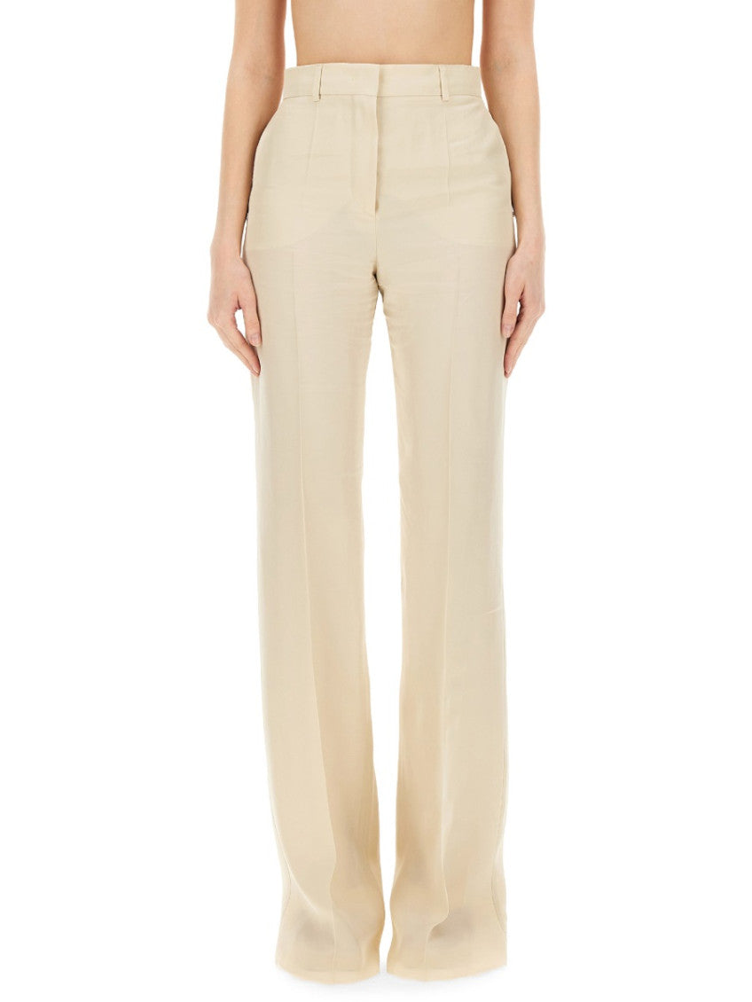Beige Flared Pants 1