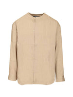 Beige Regular Solid Shirt 1