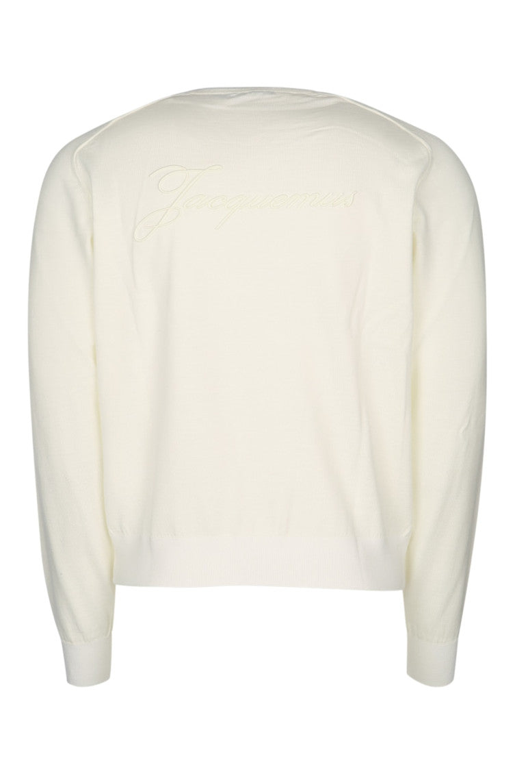 Off White Crew Neck Sweater 2
