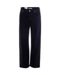 Black Tapered Mid Rise Jeans 1
