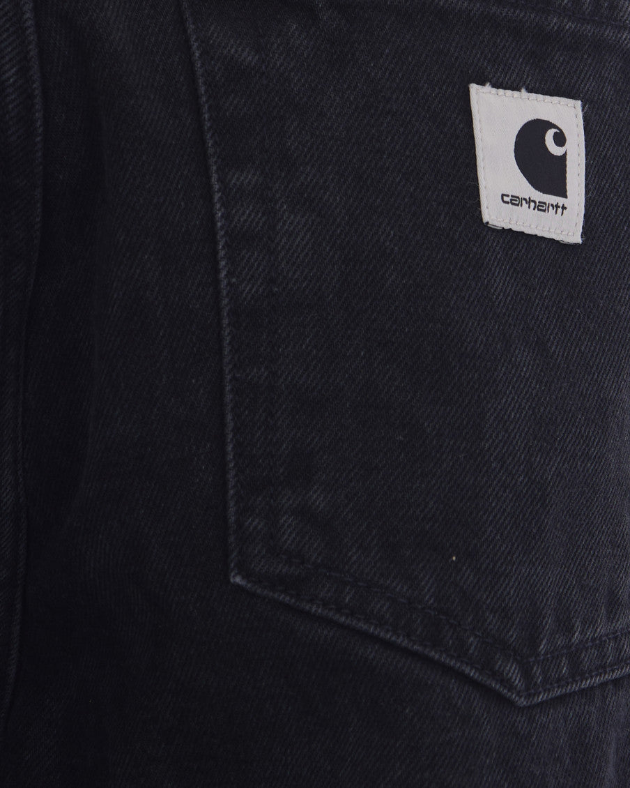 Black Tapered Mid Rise Jeans 3