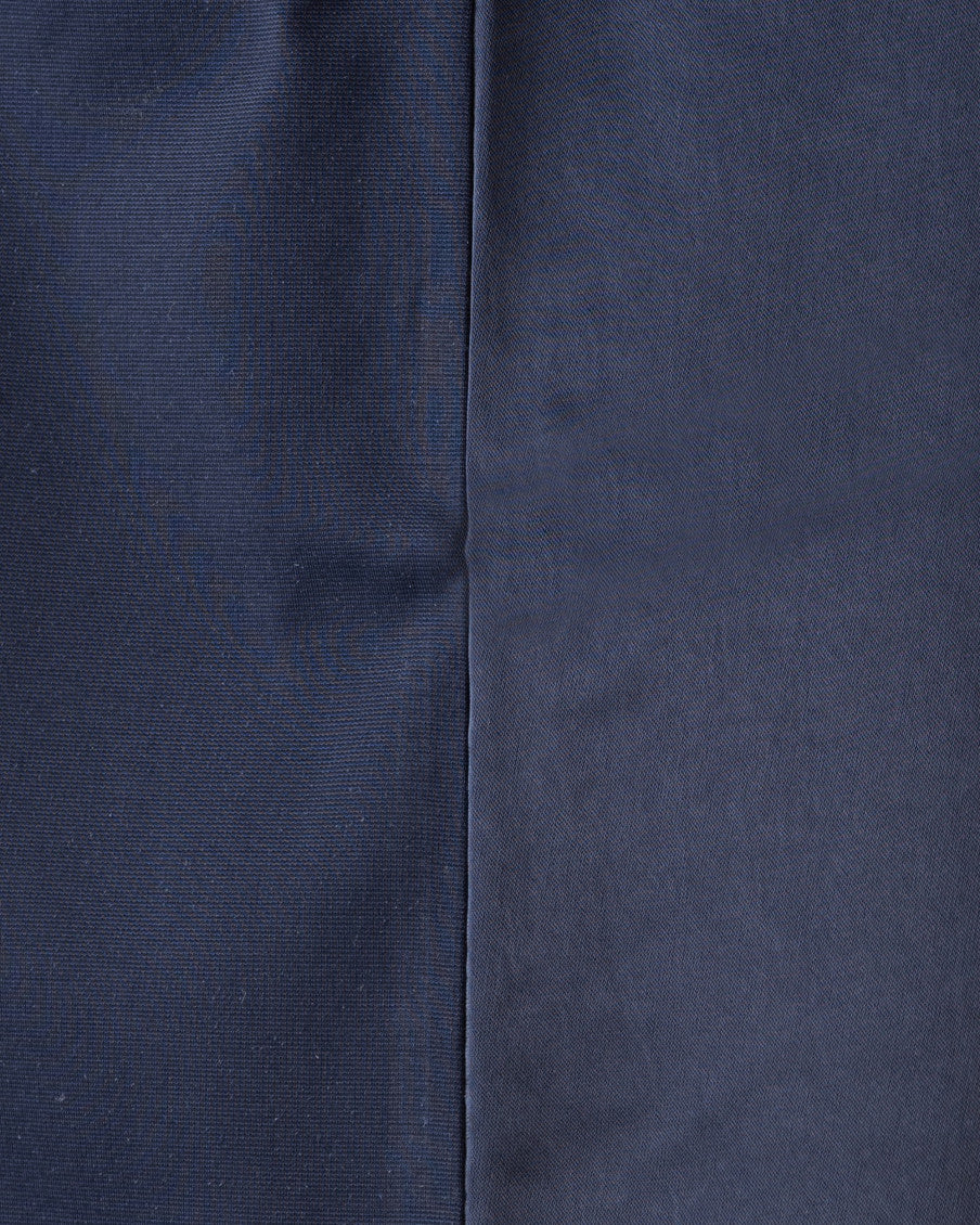 Blue Solid Round Neck T-Shirt 3