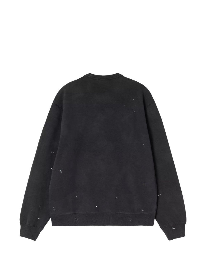 Black Crew Neck Sweatshirt 2
