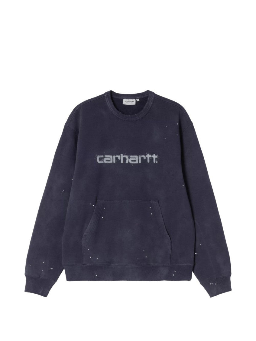 Navy Blue Relaxed Sweatshirt 1