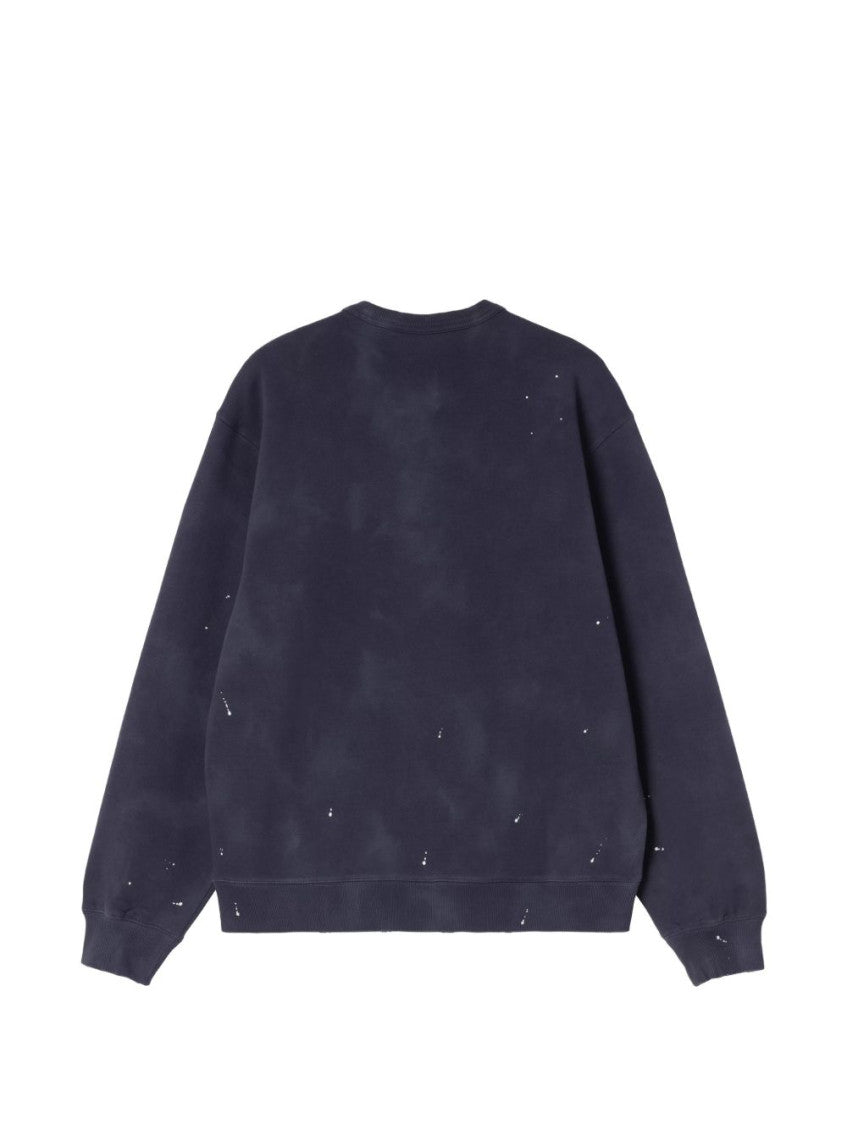 Navy Blue Relaxed Sweatshirt 2