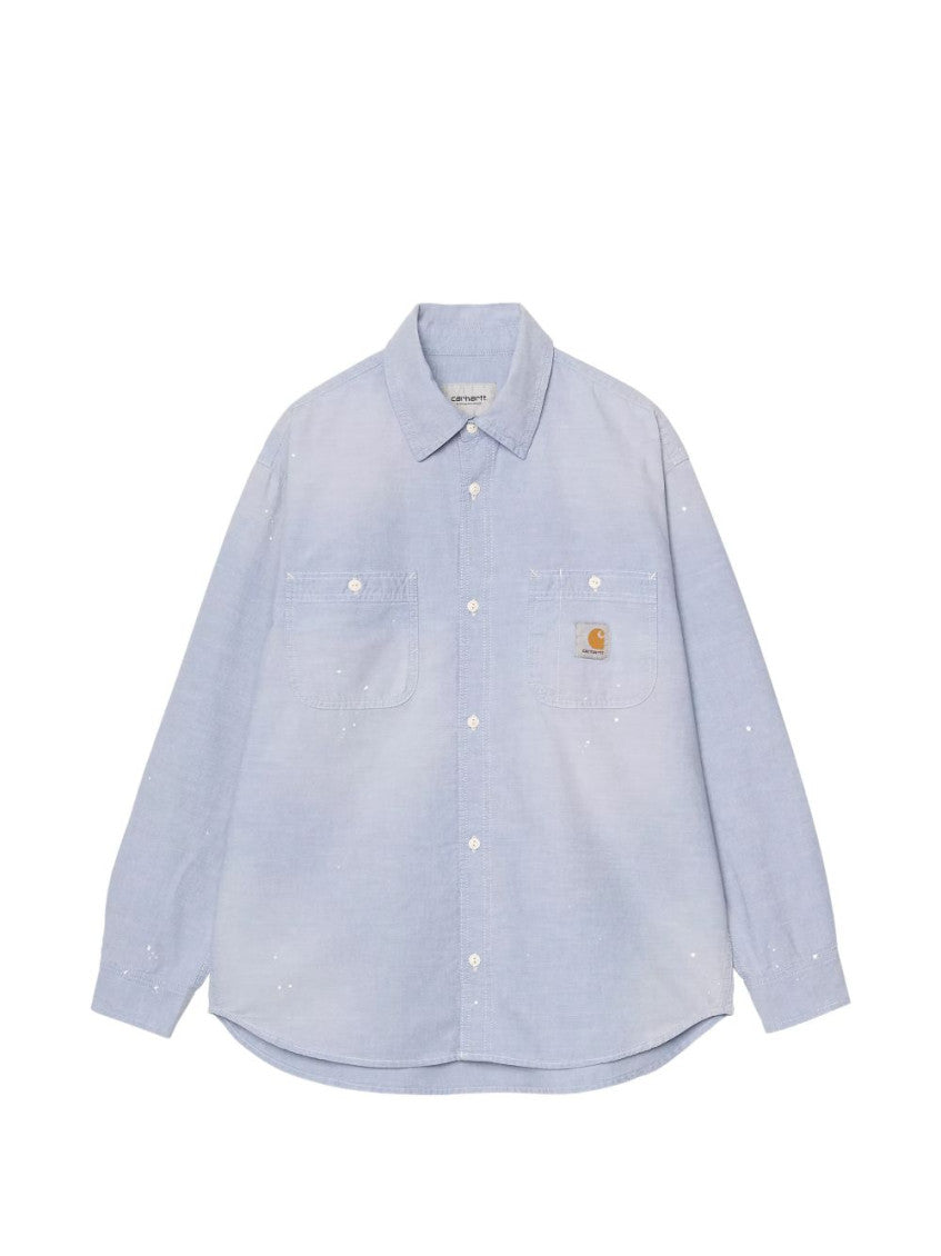 Blue Loose Logo Shirt 1