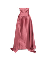 Pink Strapless Maxi Dress 1